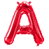 16" Letter Red