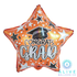 Alive Balloon Co 19" Graduation Holographic Orange