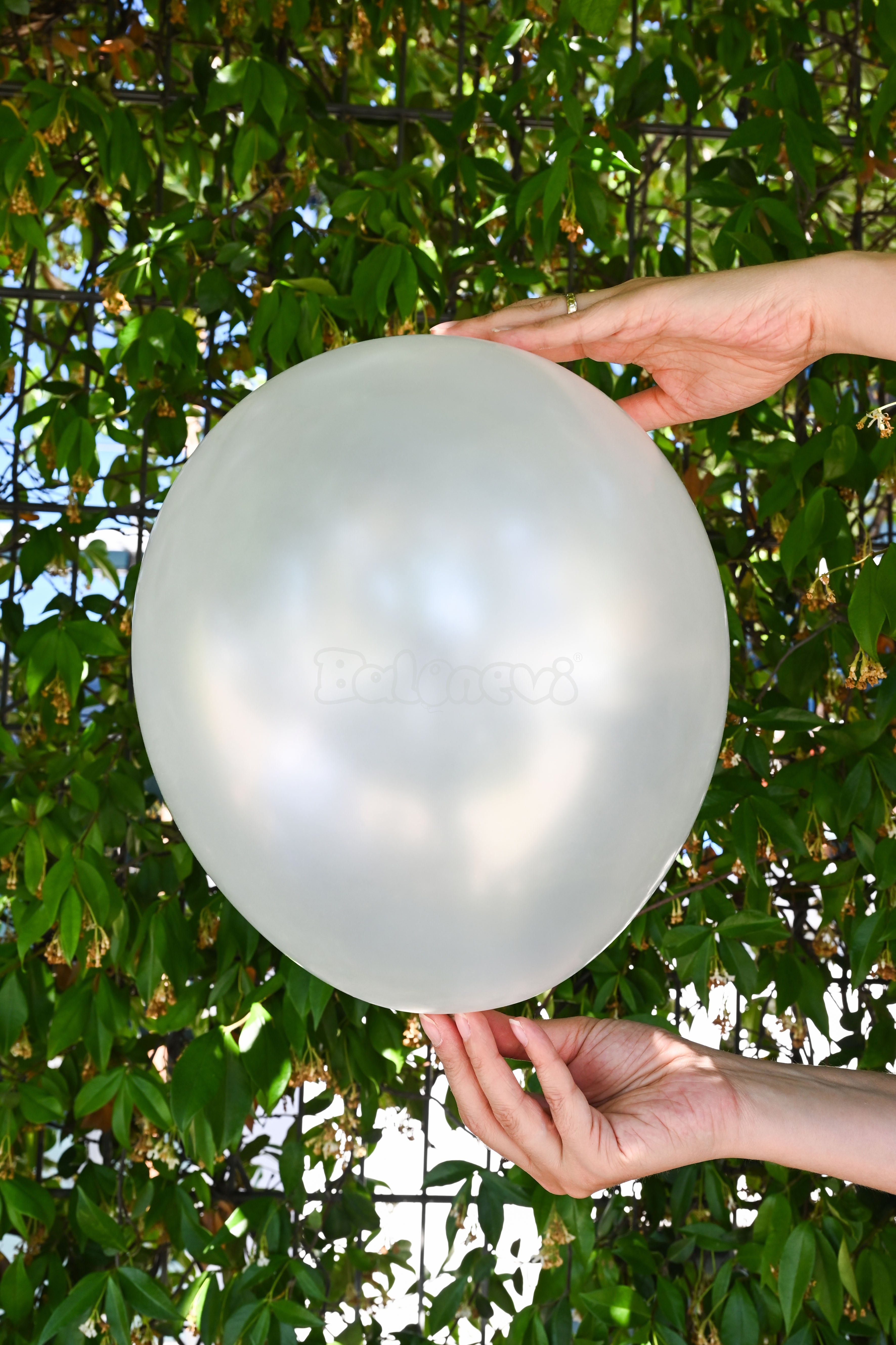 Balonevi Metallic White