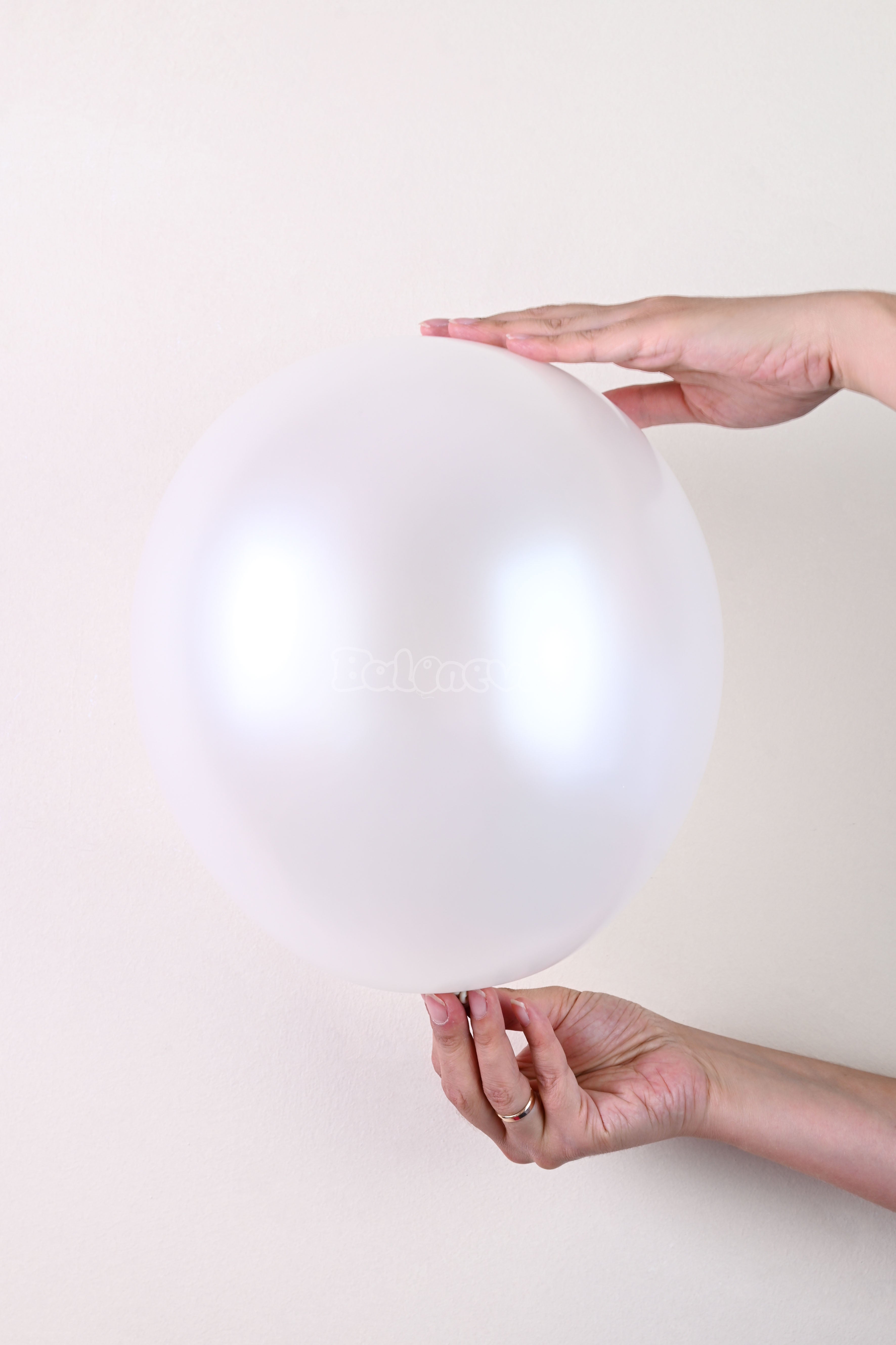 Balonevi Metallic White