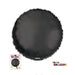 18" ROUND FOIL BALLOON - BLACK