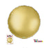 18" ROUND FOIL BALLOON-NON METALLIC GOLD