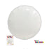 18" ROUND NON-METALLIC BALLOON - PASTEL WHITE