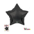 18" STAR FOIL BALLOON - BLACK