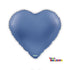 18" HEART FOIL BALLOON - MATTE BLUE
