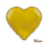 18" HEART FOIL BALLOON - MATTE GOLD
