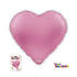 18" HEART FOIL BALLOON - PASTEL PINK