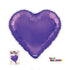 18" HEART FOIL BALLOON - PURPLE
