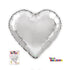 18" HEART FOIL BALLOON - SILVER
