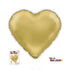 18" HEART NON-METALLIC BALLOON - NON-METALLIC GOLD