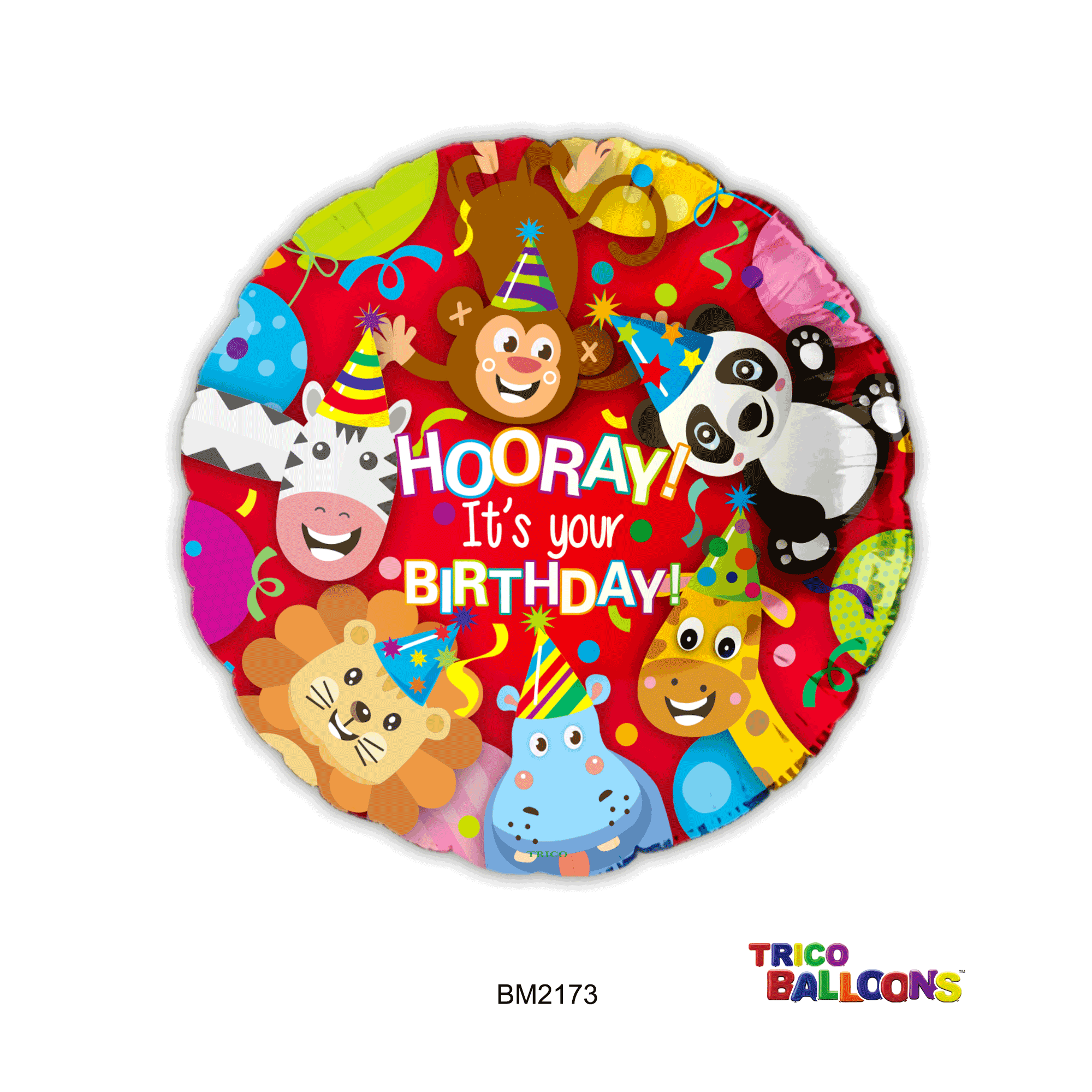 18" HOORAY! IT'S YOUR BIRTHDAY FOIL BALLOON