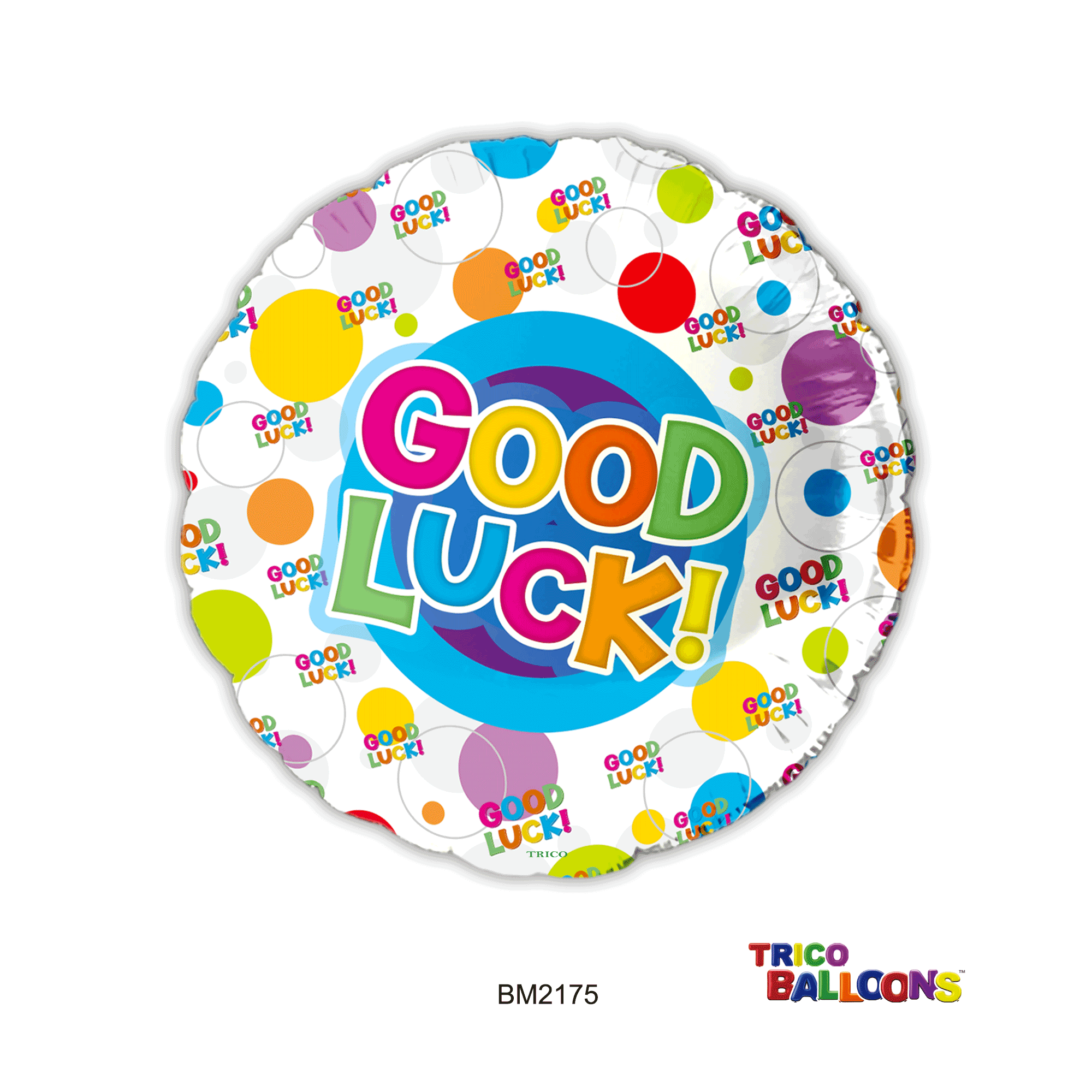 18" GOOD LUCK FOIL BALLOON