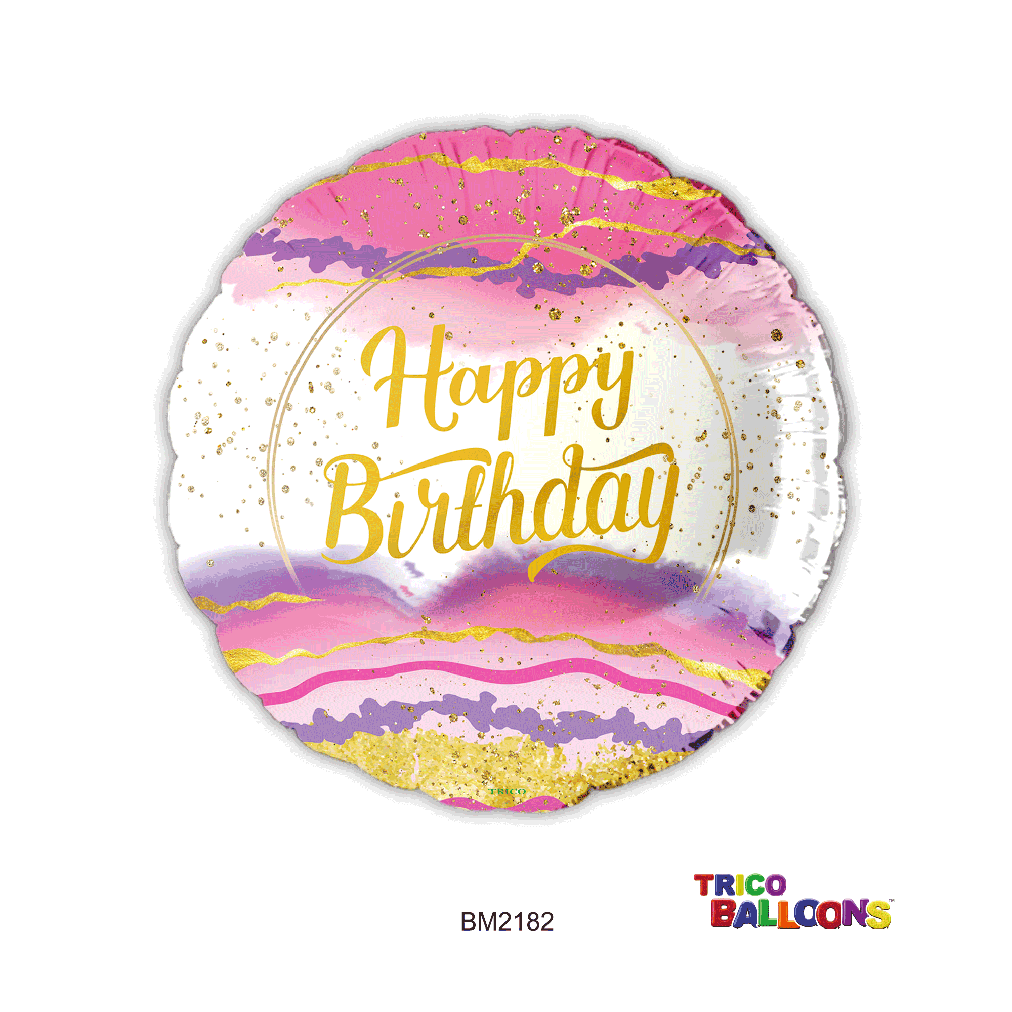 18" HAPPY BIRTHDAY FOIL BALLOON