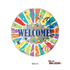 18" WELCOME FOIL BALLOON