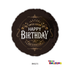 18" HAPPY BIRTHDAY LIMITED EDITION /AGED TO PERFECTION FOIL BALLOON ROUND - BLACK