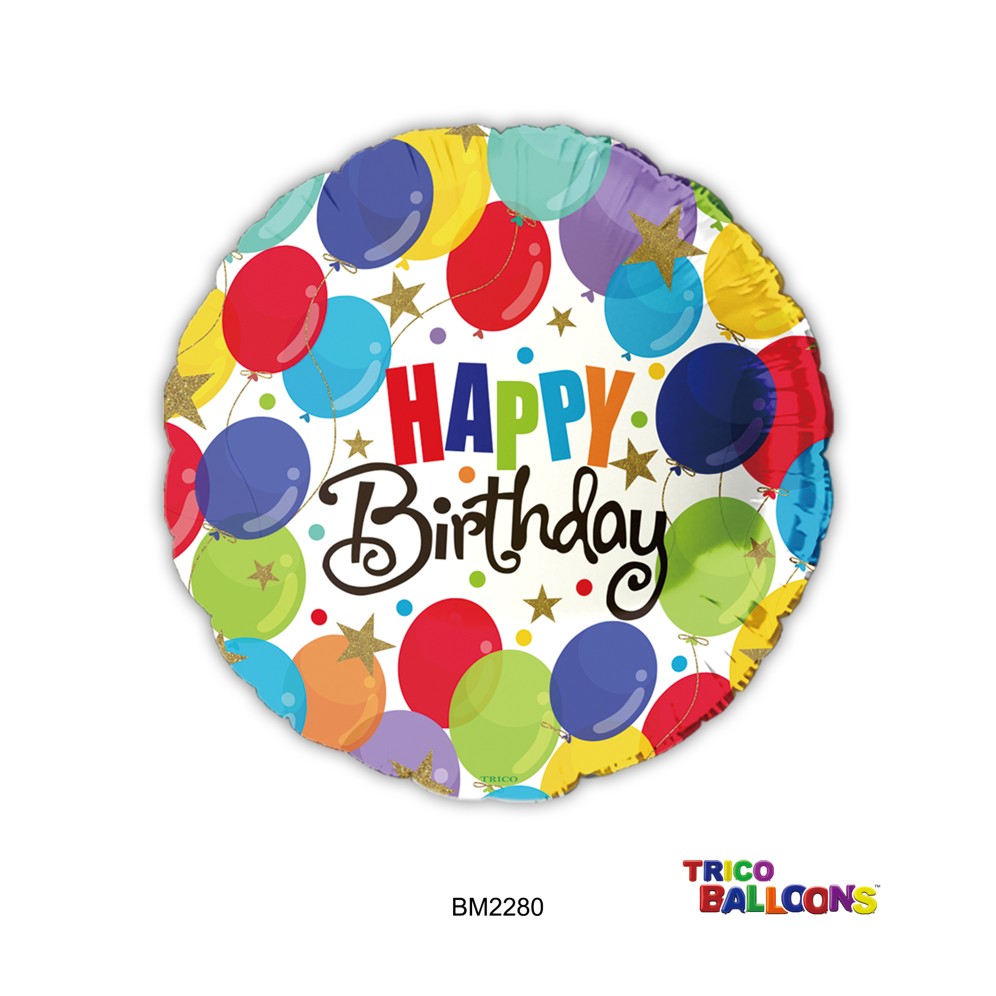 18" HAPPY BIRTHDAY FOIL BALLOON