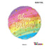 18" HAPPY BIRTHDAY  NON METALLIC BALLOON