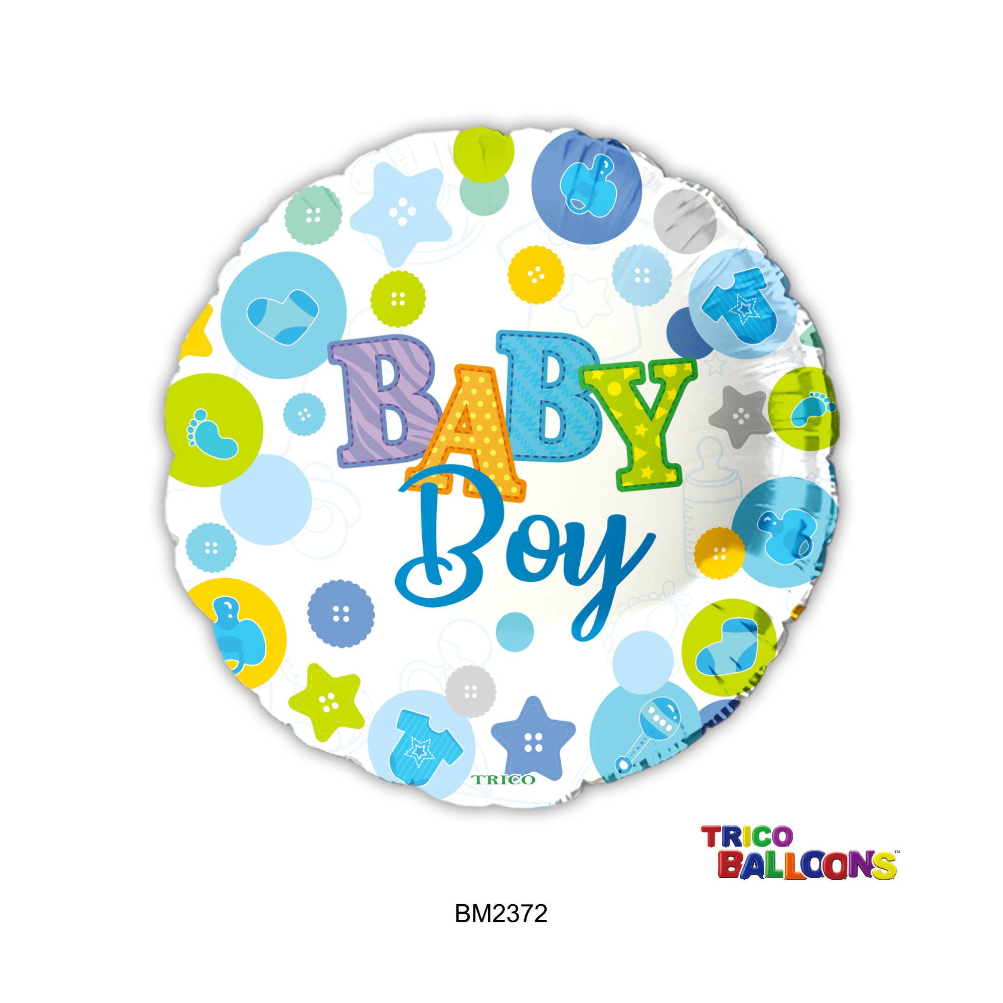 18" BABY BOY FOIL BALLOON - BLUE