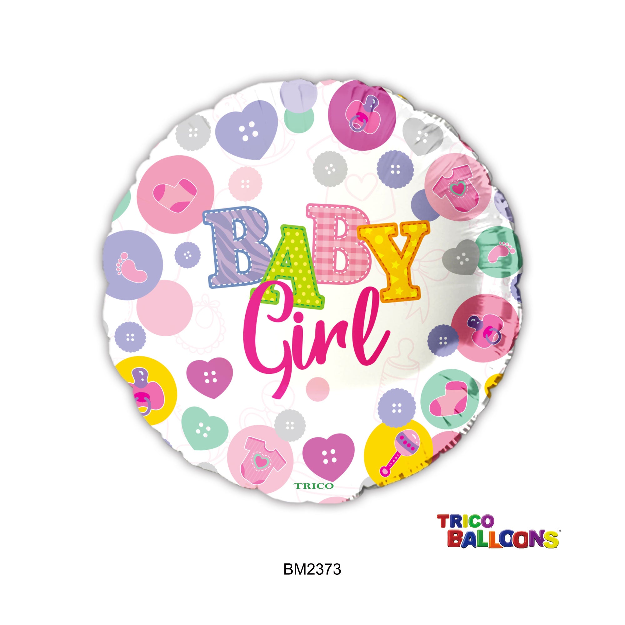 18" BABY GIRL FOIL BALLOON - PINK