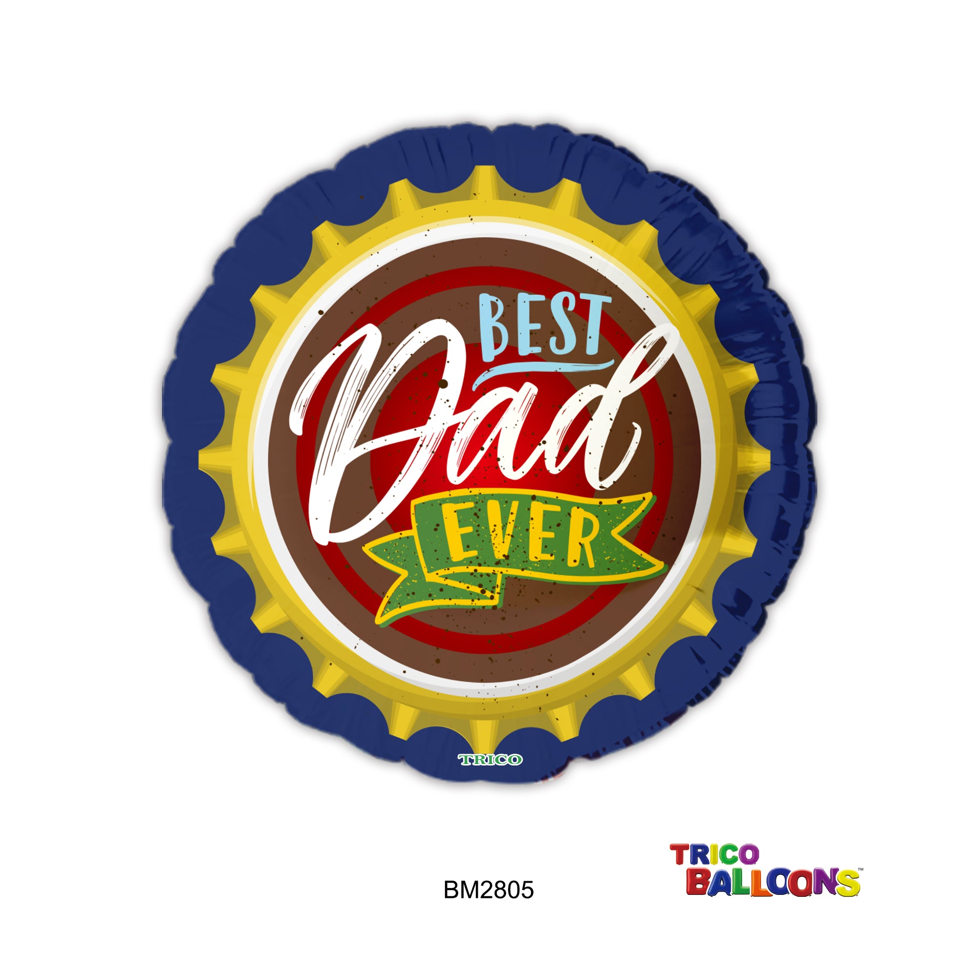 18" BEST DAD EVER FOIL BALLOON