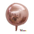 4D ROUND 22" FOIL BALLOON 10 PCS/PACK - ROSE GOLD