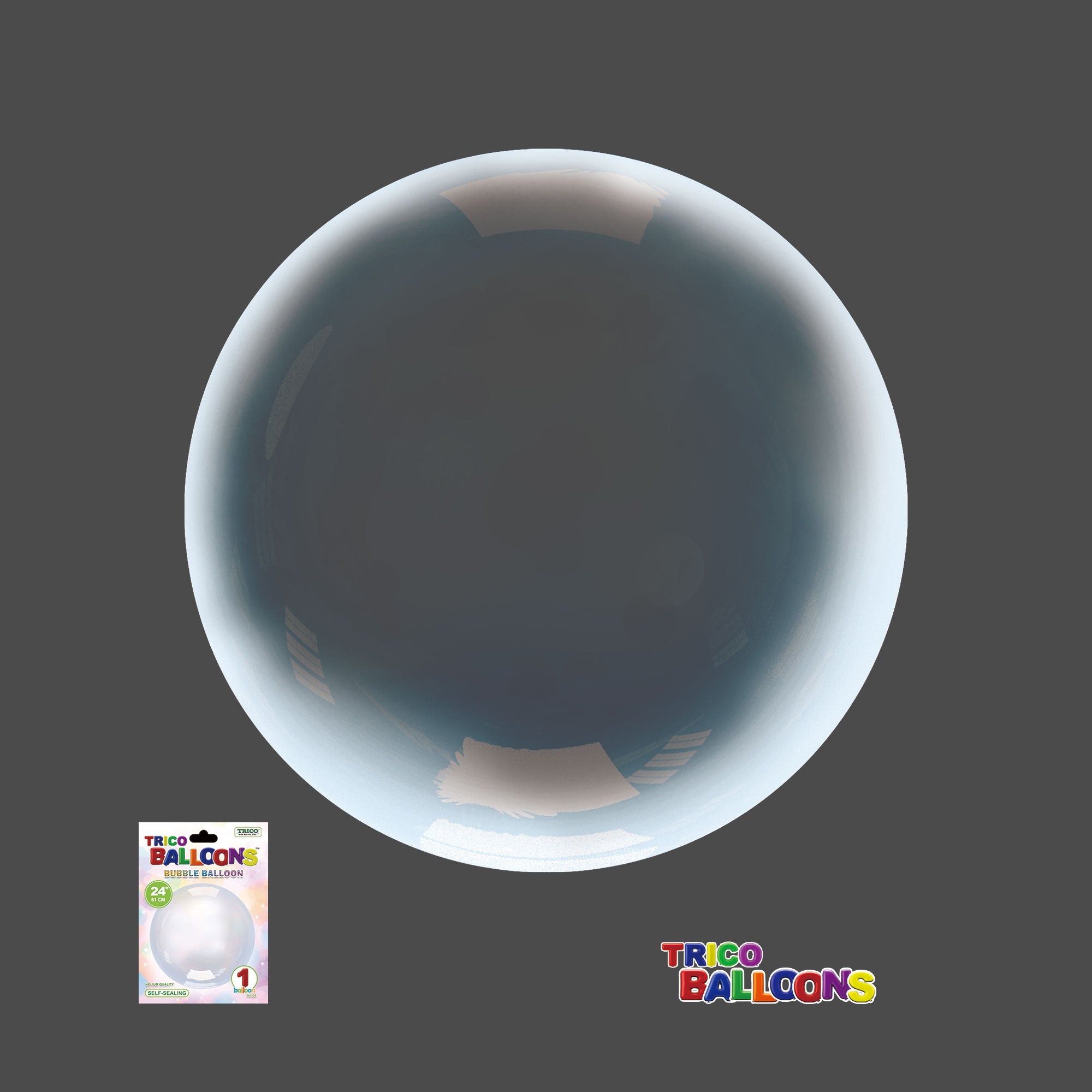24" CLEAR BUBBLE BALLOON