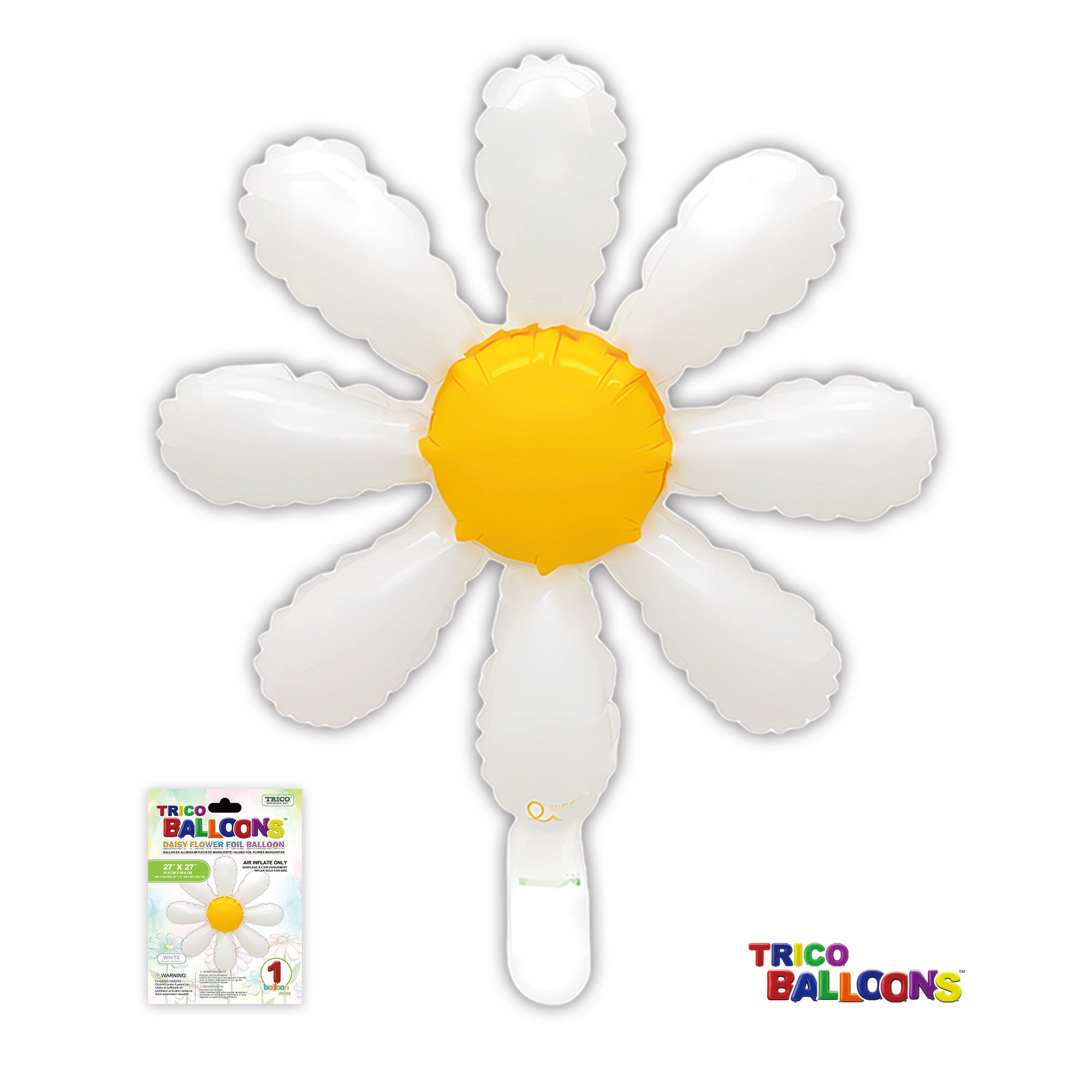 Trico 22" Daisy White Flower Air filled