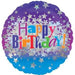 Anagram 18" Birthday Bright Stars Holographic