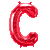 Alive Balloon Co 14" Letter Red