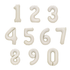 16" Number White Sand