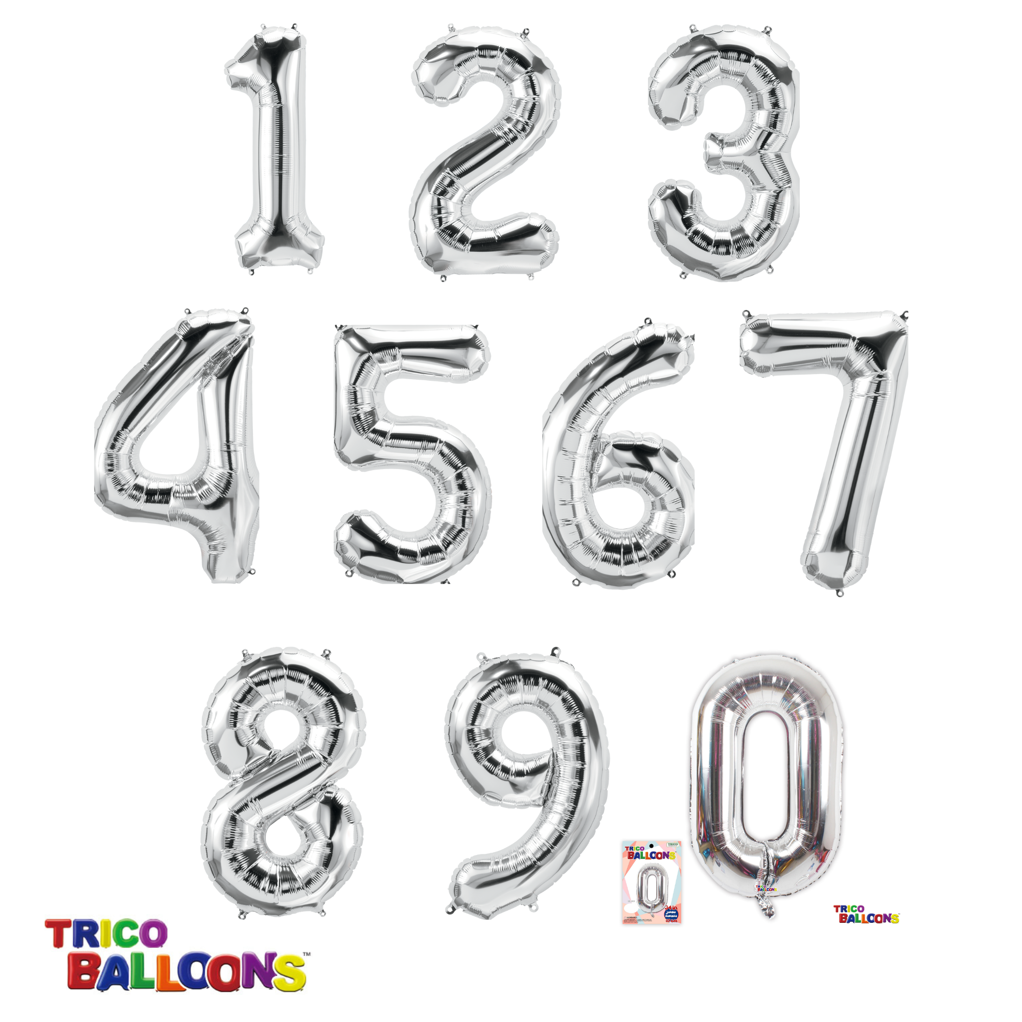 Trico 16" Silver Number