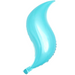 20 inch Curve Foil Teal