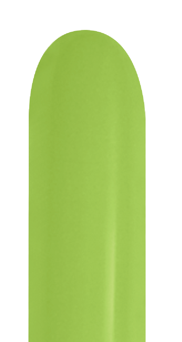 Sempertex 260 Deluxe Key Lime Green Nozzle Up