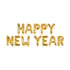 Trico 70" Gold  Happy New Year Balloon Banner