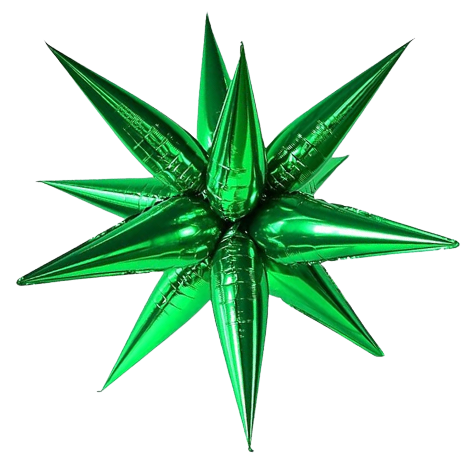 26 inch Green Starburst Foil