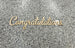 Congratulations Wooden Sign (Local Pick-up Only)