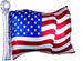 27" American Flag Foil Balloon 1 Pc