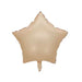 18" Star Foil Caramel