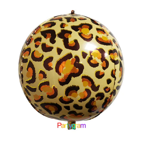 22 inch Leopard Round Orb FOIL