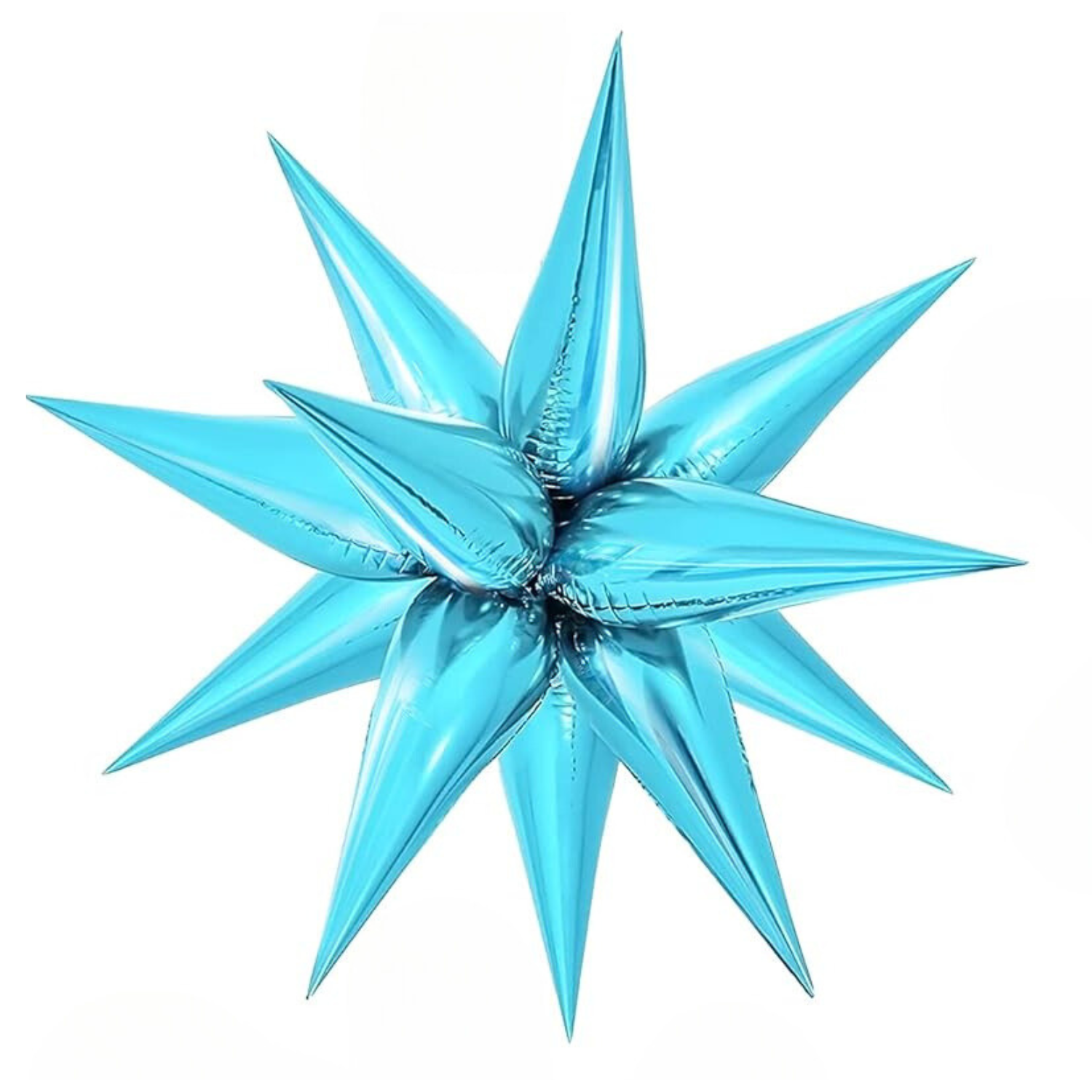 40 inch Light Blue Starburst Foil