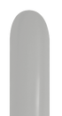 Sempertex 260 Metallic Silver Nozzle Up