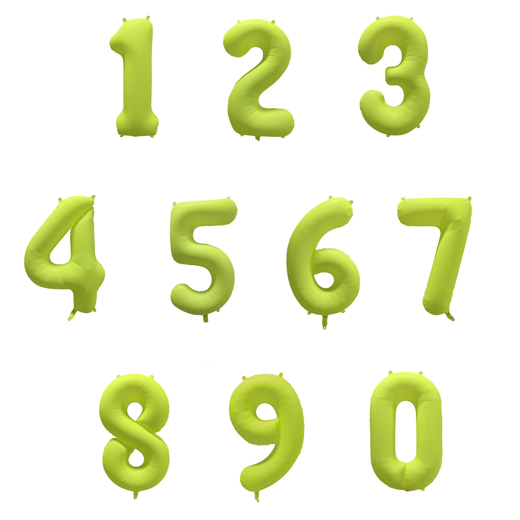 40" Number Neon Yellow