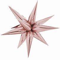 26 inch Rose Gold Starburst Foil