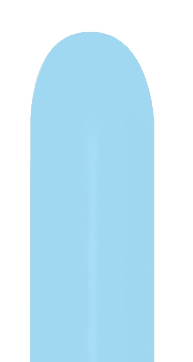 Sempertex 260 Pastel Matte Blue Nozzle Up