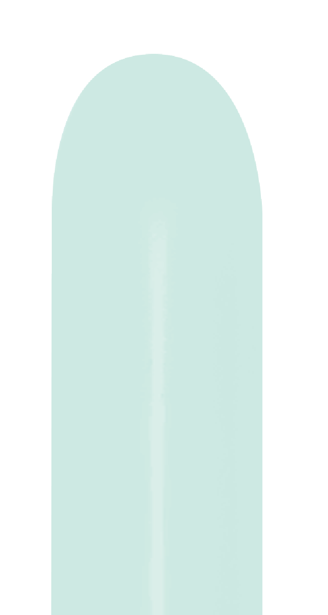 Sempertex 260 Pastel Matte Green Nozzle Up