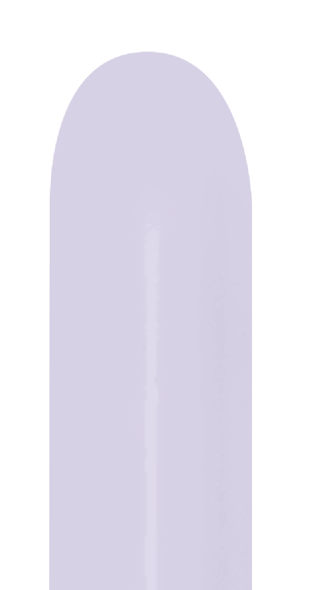 Sempertex 260 Pastel Matte Lilac Nozzle Up