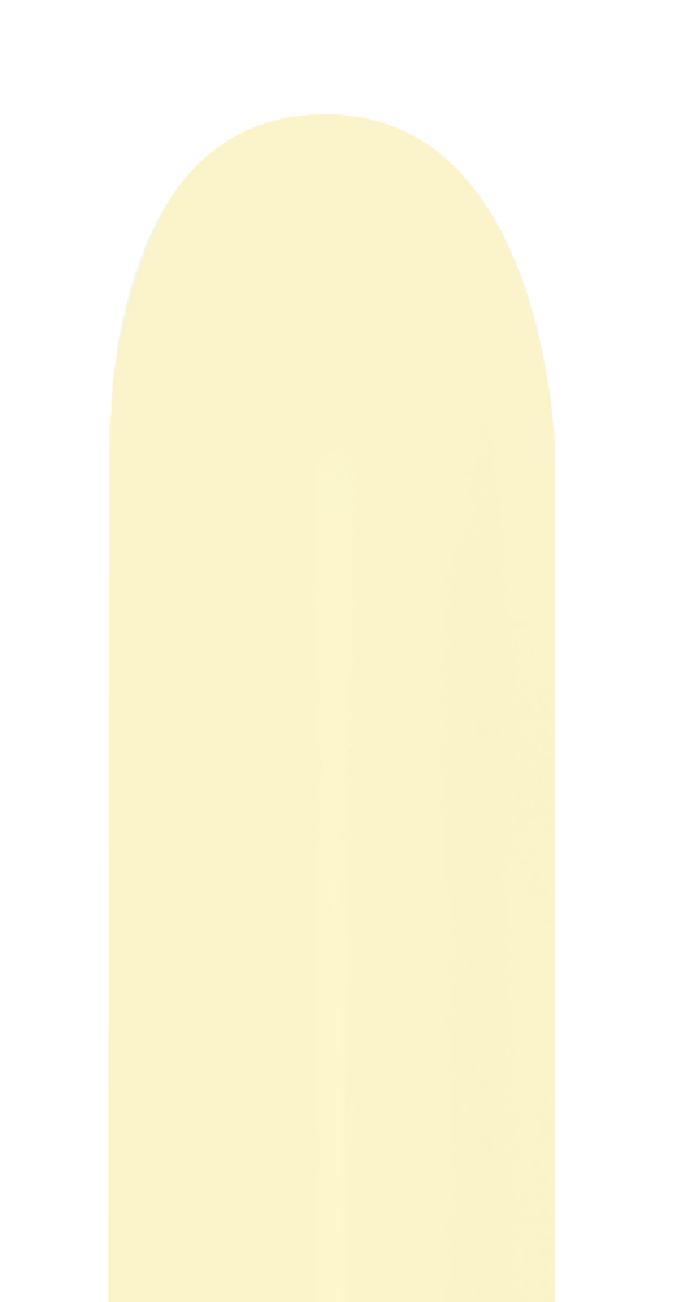 Sempertex 260 Pastel Matte Yellow Nozzle Up