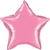 18" Star Foil Pastel Pink