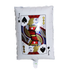 19" Casino Poker Jack of Spades Black Foil Balloon
