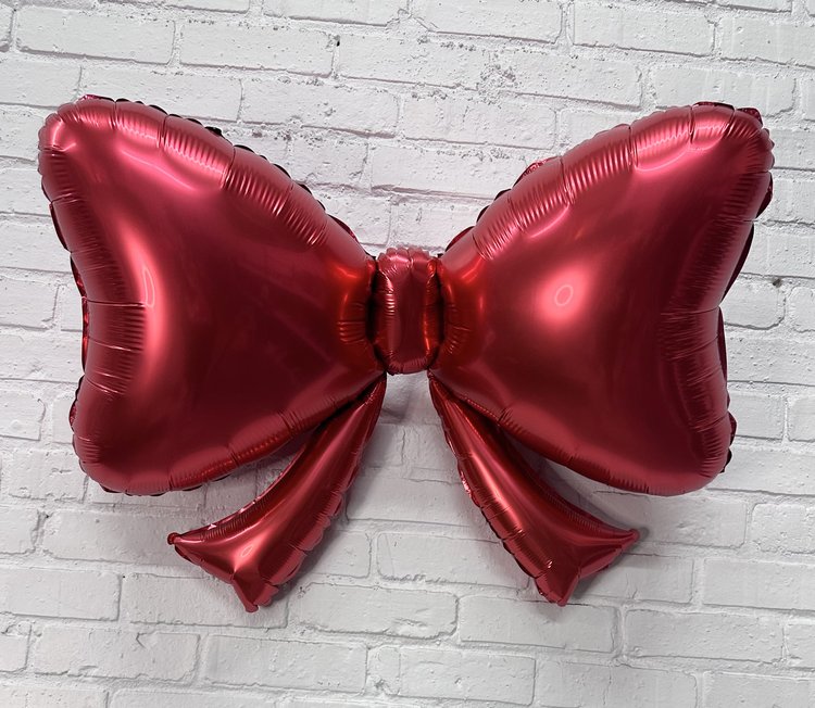 Burst Party Co. 40" Red Bow Balloon